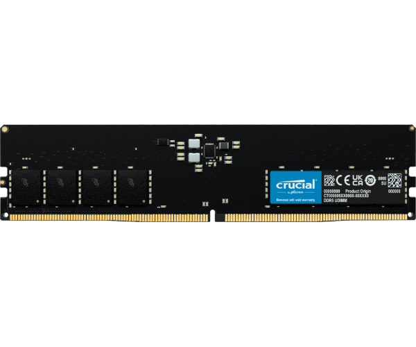 זכרון לנייח Crucial DDR5 32GB 4800MHZ CL40 1.1V